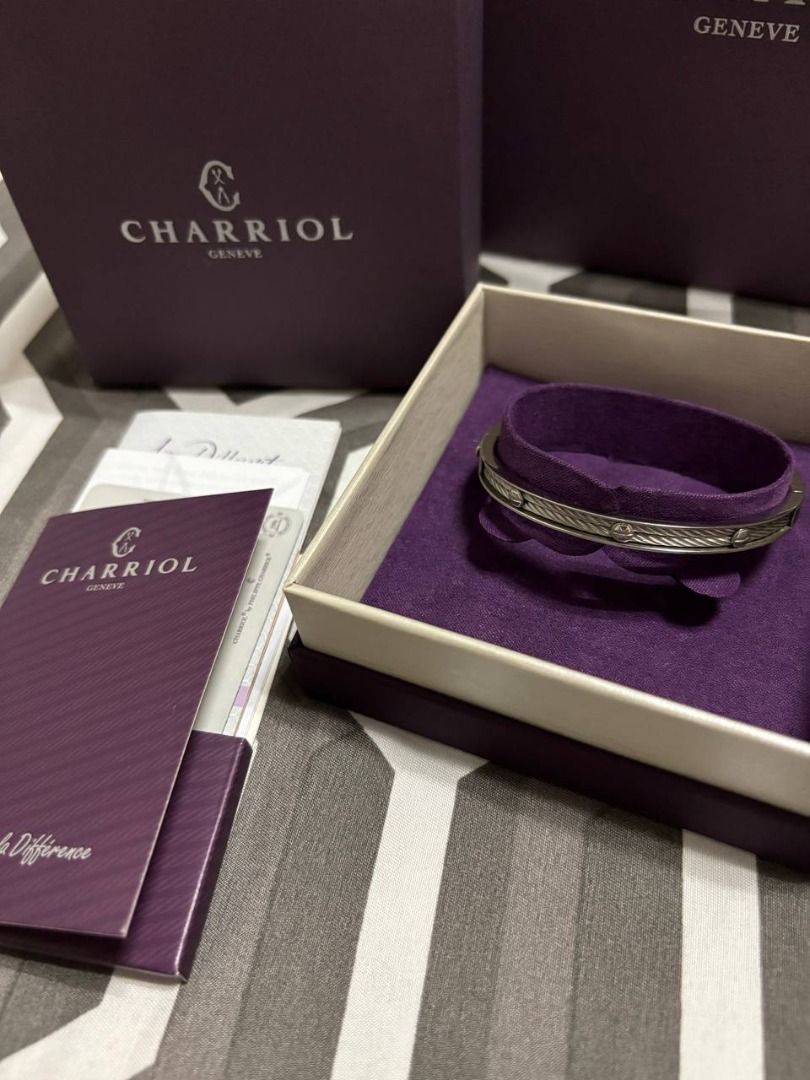Charriol Forever Eternity Bangle (Category: Luxury Accessories) located in Caloocan City. Submitted by calmturtle_145874 (Listing ID 1461323761, Image 3). Description: With box & warranty card.