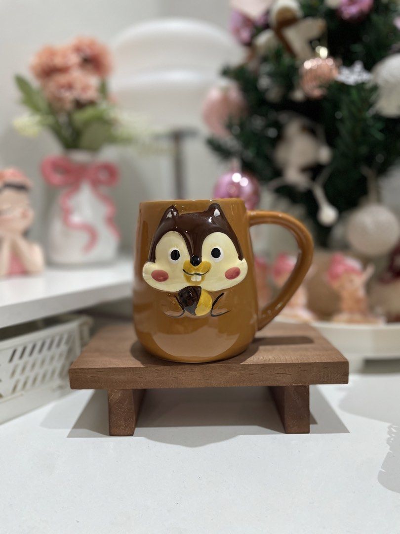 Chip 'n Dale Mug (Category: Coffee & Tea Tableware) located in Quezon City. Submitted by mugs.meowph (Listing ID 1461289291, Image 1). Description: - Adorable brown mug featuring Chip 'n Dale - Perfect for your morning coffee or tea - A must-have for any Disney fan - Makes a fantastic and fun gift.