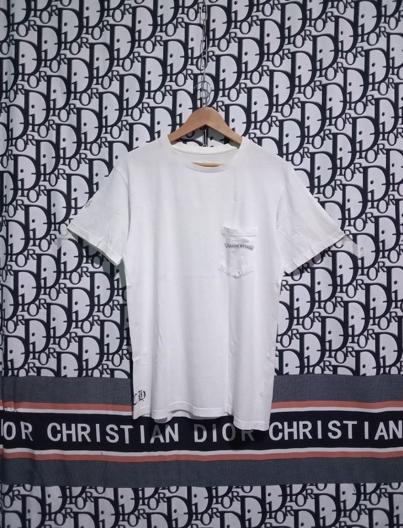 CHROME HEARTS (Category: Tshirts & Polo Shirts ) located in San Rafael. Submitted by art3myongthr1ft (Listing ID 1461252725, Image 3). Description: C H Verygood condition Full details posted👇 Need wash only. Matagal na-stock Dimes 21 x 28.5.