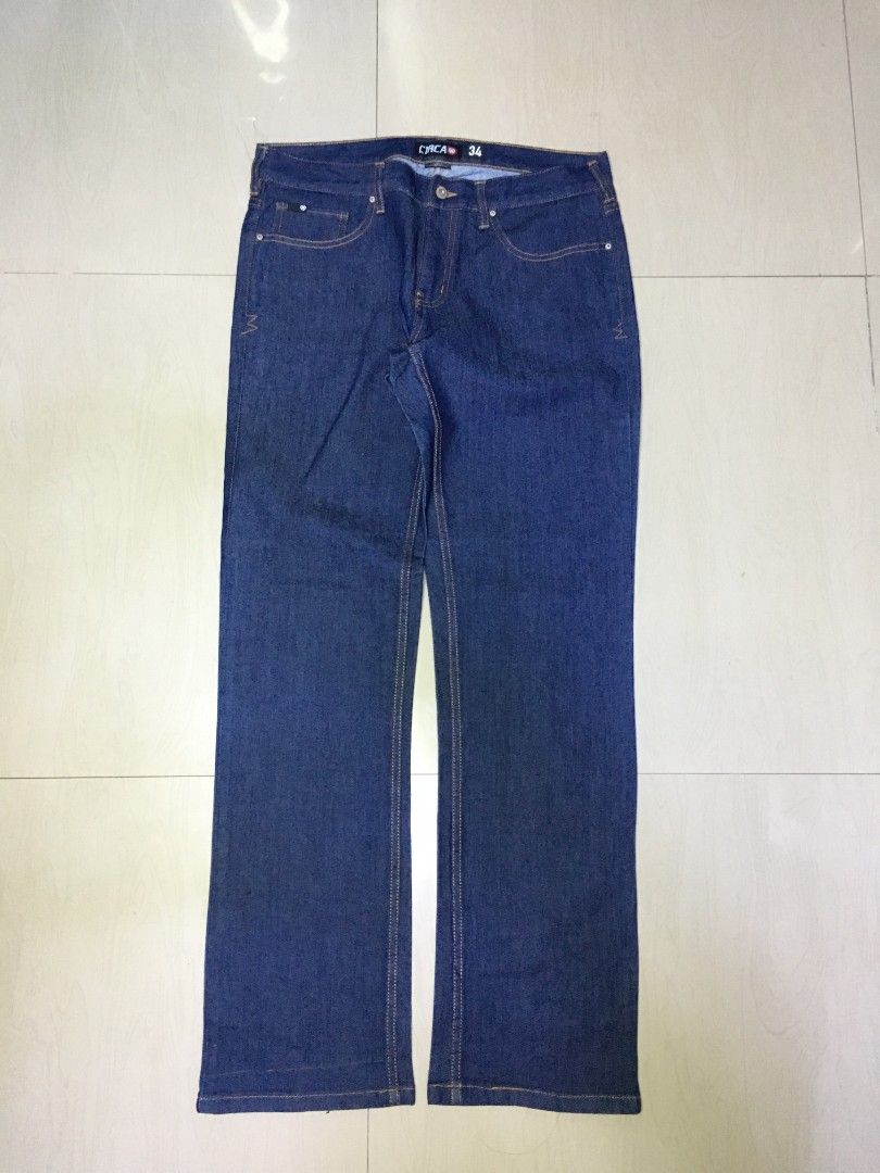 CIRCA Denim Pants (Category: Jeans) located in Cabuyao City. Submitted by roronhilira (Listing ID 1461219049, Image 1). Description: CIRCA DENIM PANTS* CLASSIC FIT SIZE 34 on tag Dims : Waistline 34 Length 43.5 Hem 8.5 Good as new condition 1200 plus ship DM 📥.