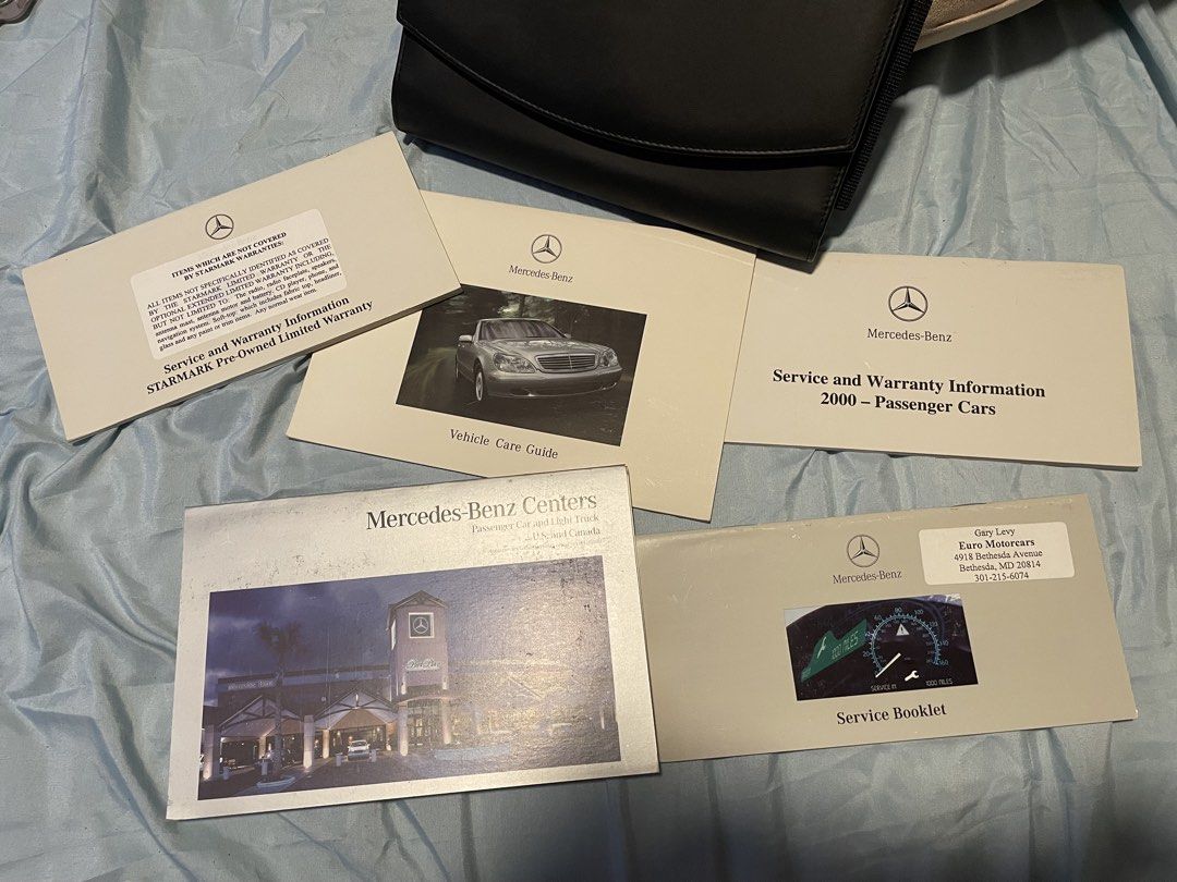 CLK 320 Manuals (Category: Other Automotive Parts and Accessories) located in Pasig City. Submitted by banhofstrasse (Listing ID 1461264633, Image 3). Description: Clk 320 or w208 Manuals • Service Booklet • Service and Warranty Information • Service and Warranty 2000 - Passenger Cars • Mercedes Benz Centers US and Canada • Vehicle Care Guide Genuine Mercedes Benz Booklet Pouch Pick up in Ortigas, Pasig City negotiable Definitely a rare find nowa