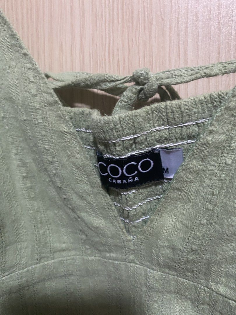 Coco Cabana Sleeveless Top (Category: Sleeveless) located in Manila. Submitted by isapreloved. (Listing ID 1461243680, Image 3). Description: ✨Knitted Vest Top✨ Price: ₱119 Description: - Tied Back Flaws: None Payment Methods: Gcash or GoTyme Delivery Options (shoulder by buyer): - Grab - Lalamove PRELOVED ITEMS✨ WITHIN METRO MANILA. NO CANCELLATIONS!.