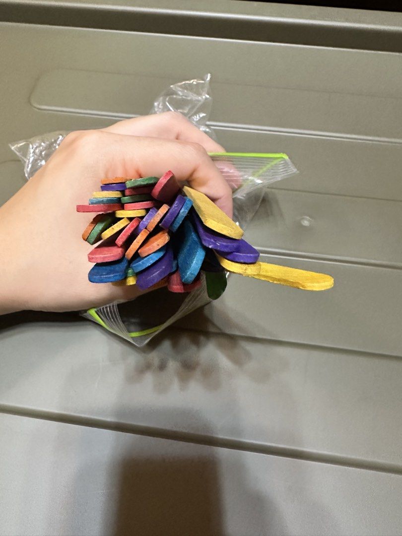 Colorful Craft Sticks for Art and Projects (Category: Art & Prints) located in Manila. Submitted by silver.truemountain (Listing ID 1461247473, Image 2). Description: - Bundle of colorful craft sticks - Assorted bright colors (red, orange, yellow, green, blue, purple) - Ideal for art projects, school activities, and DIY crafts - Comes in a resealable plastic bag - Plenty of sticks for numerous creative ideas - Fun for both kids and adults.