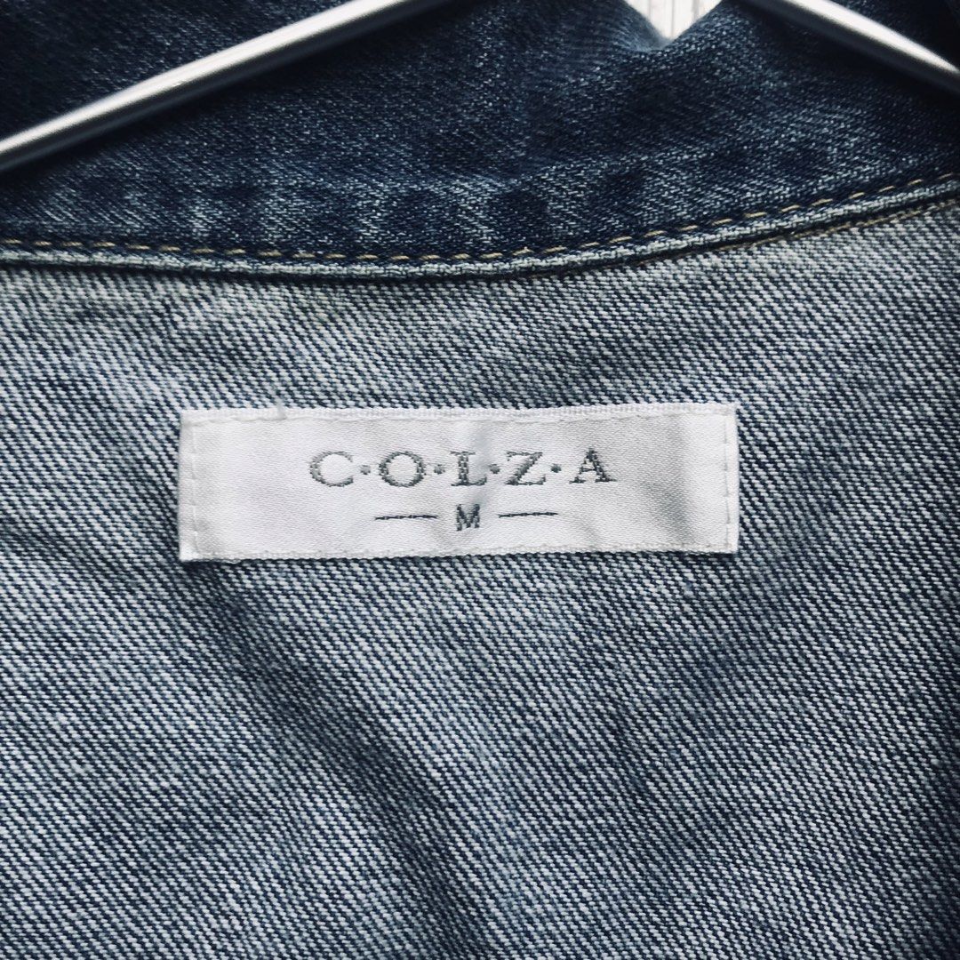 Colza Denim Jacket (Category: Coats, Jackets and Outerwear) located in Davao. Submitted by shanthedestroyer (Listing ID 1461234755, Image 2). Description: size m on tag but can fit from s-m.