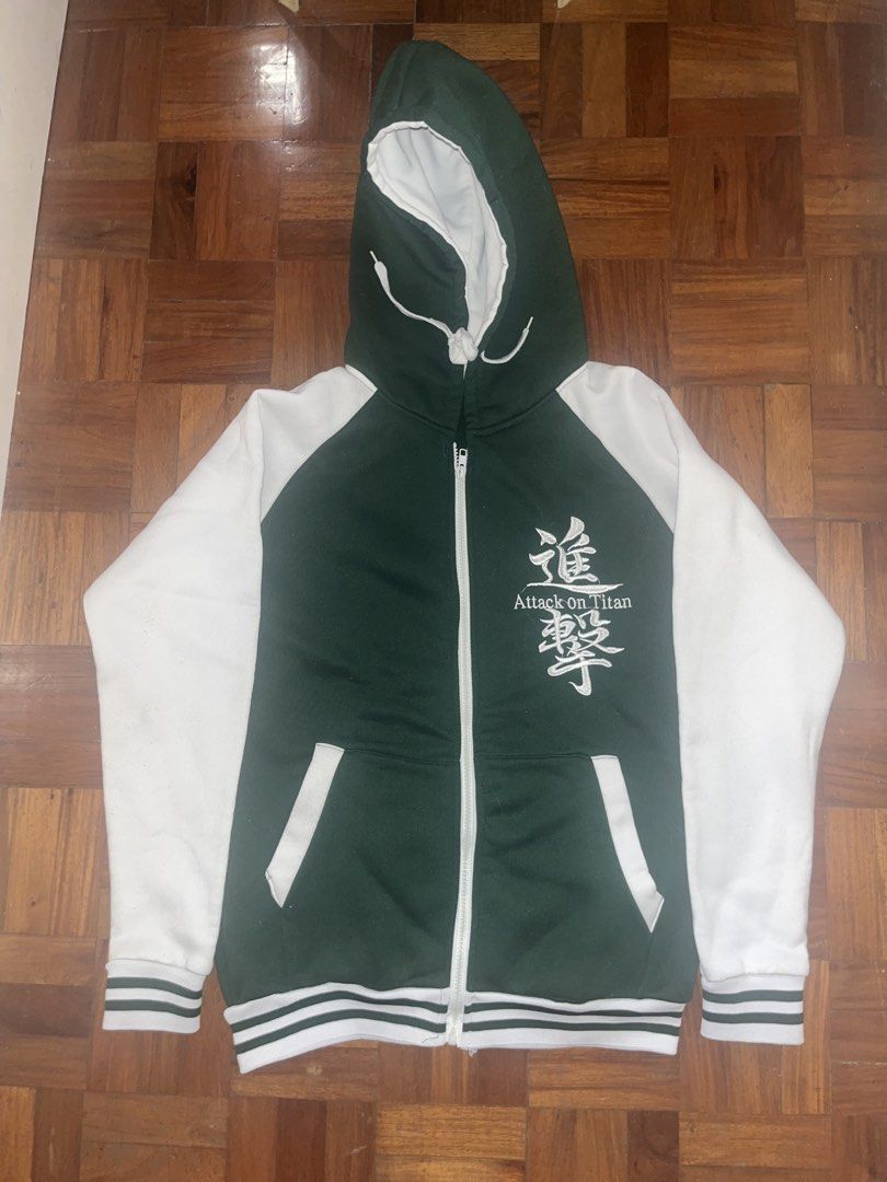 Comic Alley Attack on Titan Jacket (Category: Coats, Jackets and Outerwear) located in Manila. Submitted by shoeracs (Listing ID 1461195679, Image 1). Description: BRAND: Comic Alley SIZE: S CONDITION: Like New, Used once or twice LOC: Santa Cruz Manila MOP: GCash MOD: Lalamove, J&T.