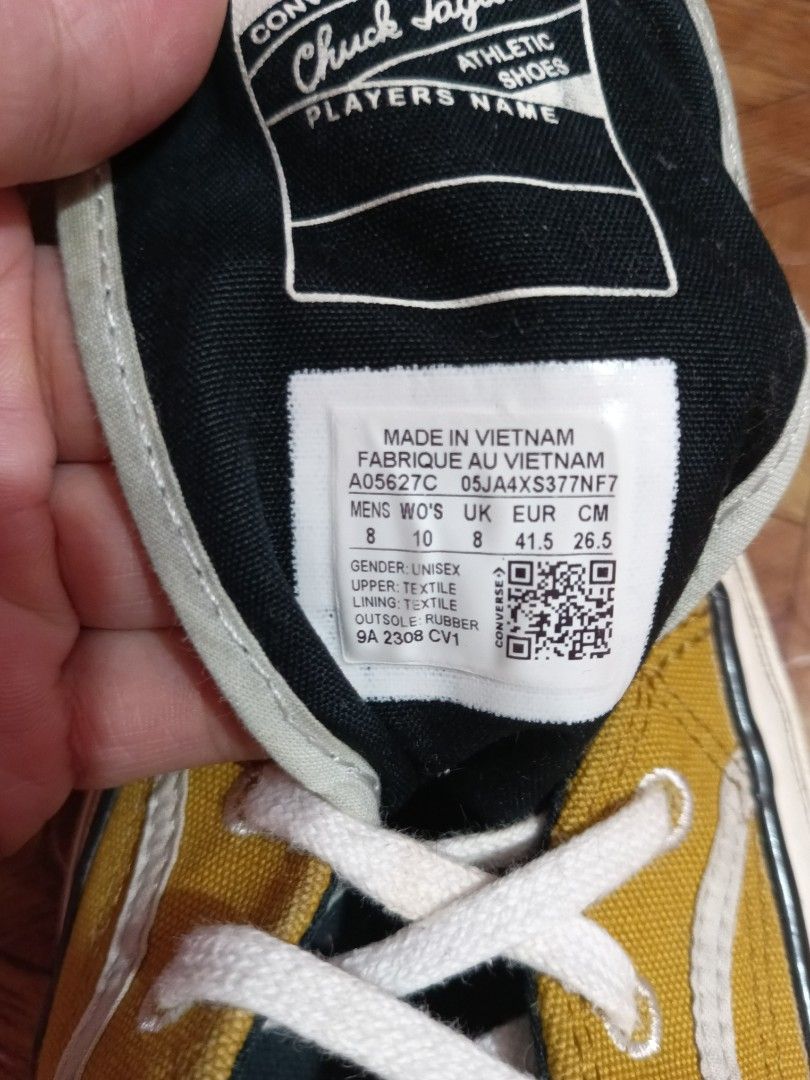 Converse Chuck 70 Ox 'Hidden Trail (Category: Casual Shoes) located in Cabuyao City. Submitted by badiolaalex (Listing ID 1461289767, Image 2). Description: use but not abused..
