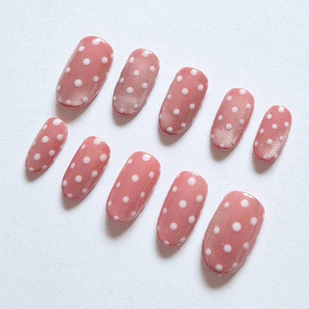 Custom press on nails (Category: Hands & Nails) located in Quezon City. Submitted by luxetips_pressph (Listing ID 1461116073, Image 3). Description: Custom Press On Nails for 250-350php Any shape and length message to order and for inquiries! Inclusions: 📌 Nail Prep Kit (Alcohol Pads, Cuticle Pusher, Nail File) 📌Jelly Glue 📌 Care Card 📌Press On Nails.