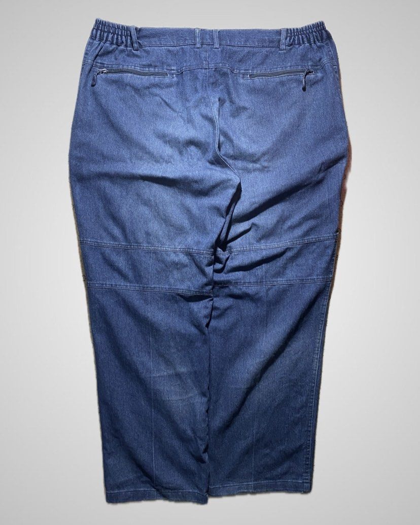 Blue Wash Baggy Pants (Category: Jeans) located in Nasipit. Submitted by yopey (Listing ID 1461297690, Image 3). Description: Dark Blue Wash Multi Pocket Cargo Baggy Jeans Pants Size: 38 Rise: 13 Thigh: 14 Leg Openning: 9.5 Price: 250.