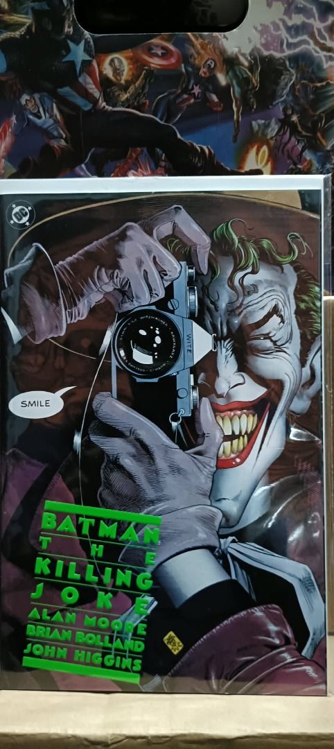 DC Comics Killing Joke (Facsimile) (Category: Comics & Manga) located in Manila. Submitted by theyellowsun (Listing ID 1461191700, Image 1). Description: The Killing Joke Joker Facsimile It's the ultimate showdown between The Joker and Batman, with Jim Gordon's life hanging in the balance! Batman races against the clock to rescue his friend from the clutches of the Joker in this intense, bracing look deep into the soul of a madman. Can ship and d