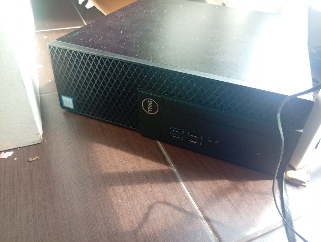 Dell Optiplex 3060 customized SFF computer (Category: Desktops) located in Manila. Submitted by hipdrive (Listing ID 1461247451, Image 3). Description: Personal unit in condo, cleaned and well maintained and upgraded. Small size and light weight, easy to bring around. Currently good for work from home, media editing, school, or light games (league of legends, counter strike, roblox, valorant etc). If you add a low profile gpu into it , it would b