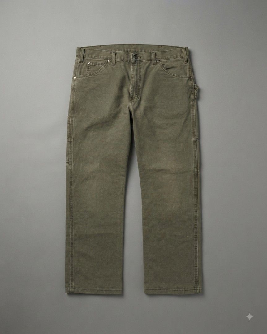 Dickies Carpenter Pants Olive Green 34x32 (Category: Jeans) located in Manila. Submitted by heavenlyclo05 (Listing ID 1461253207, Image 2). Description: DICKIES CARPENTER PANTS (MOSS GREEN) Size: 36 Width: 37 Length: 39.5 Hem: 9 Very Good Condition No issue.