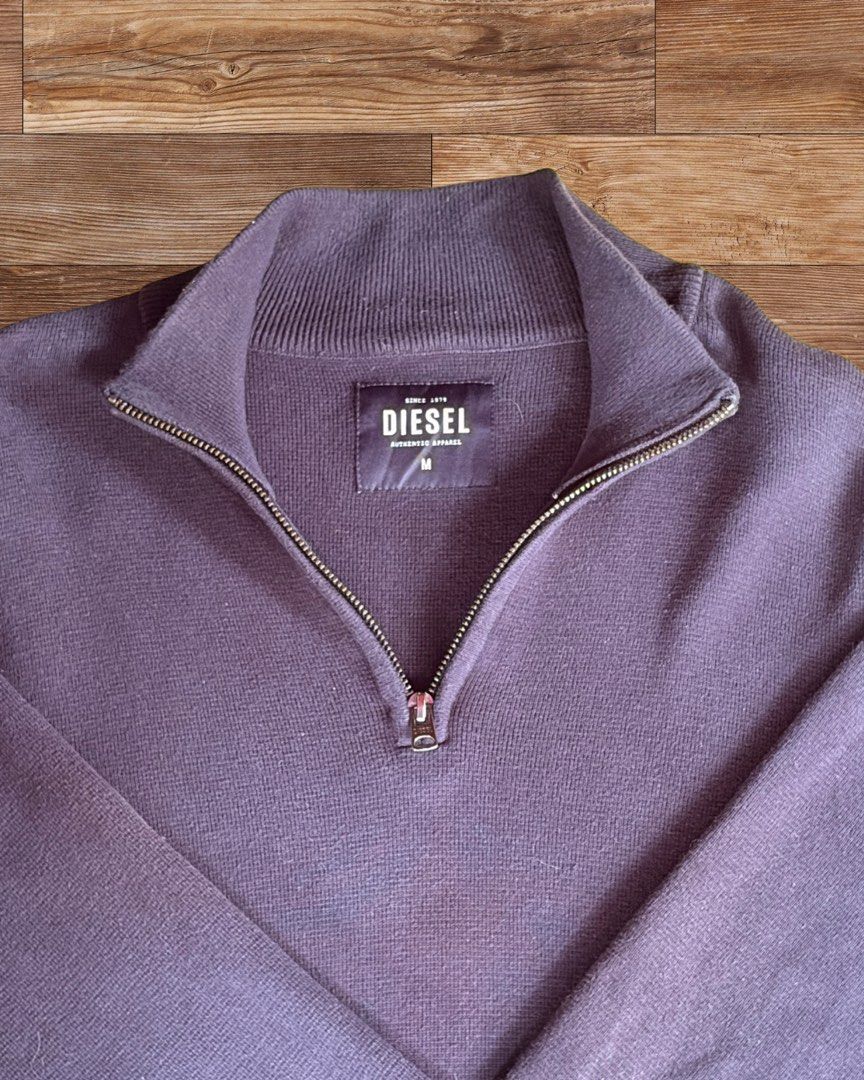 Diesel quarter-zip knit sweater (Category: Tshirts & Polo Shirts ) located in Palayan City. Submitted by ms.el.apparel (Listing ID 1461159663, Image 2). Description: .