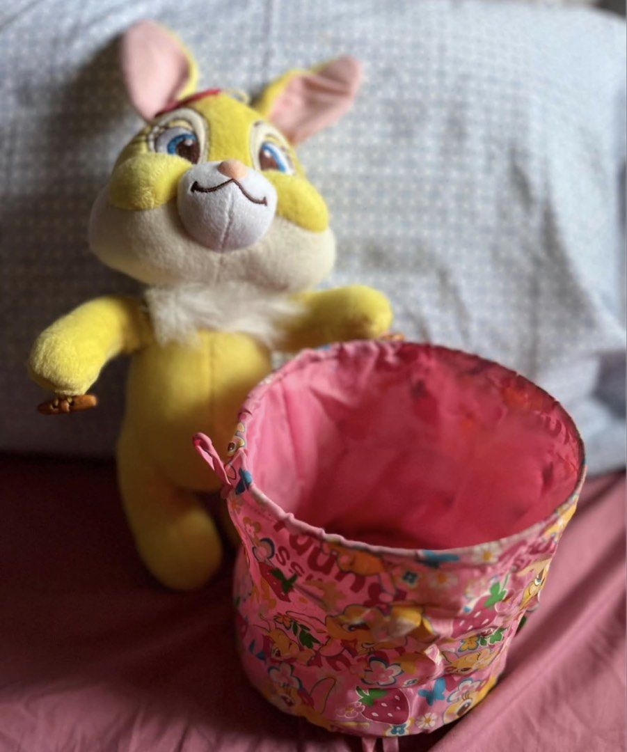 Disney bunny yellow w foldable organizer (Category: Kids Wardrobes & Storage) located in Paranaque City. Submitted by bonsaiart (Listing ID 1461154709, Image 1). Description: Good as new 580(fixed) +sf Payment via GCASH or paymaya No to meetup No to cop / cod Shipping via j&t only.