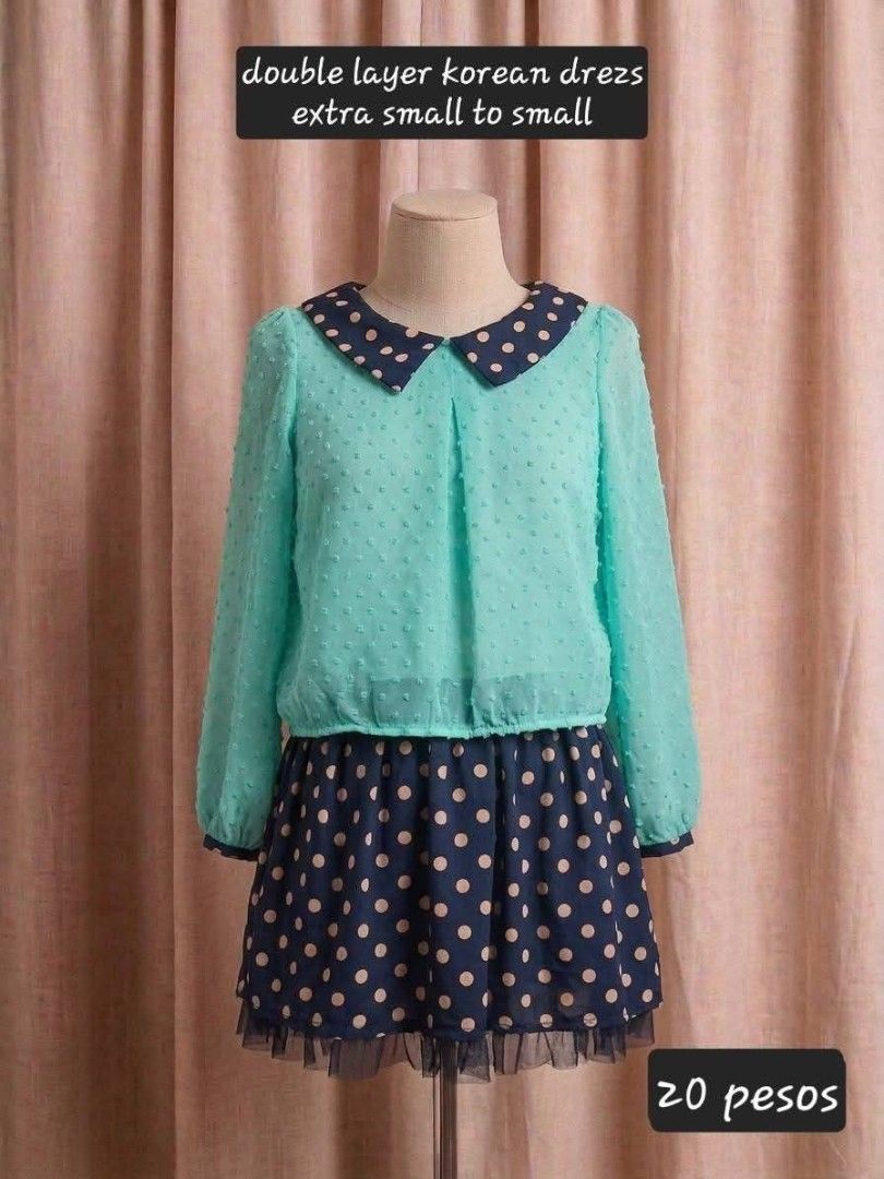 Double layer cute dress (Category: Dresses) located in Makati City. Submitted by kathnkeyonlineshop (Listing ID 1461291384, Image 1). Description: Actual Pictures, Payment and Condition is stated in the photo Magabasa po ng maigi! Items can be Brandnew, unused or slighly used! Lahat ng description nasa photo na. Sa mga preloved ukay manage your expectations okay. Meetup or delivery are available DM TO MINE.