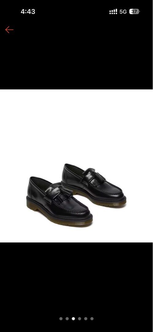 Dr. Martens Adrian Black UK 11 (Category: Dress Shoes) located in Muntinlupa City. Submitted by greendragons (Listing ID 1461147440, Image 2). Description: Dr. Martens Adrian Black UK 11 US 12 Used once RFS: Wrong size BGC or Alabang.