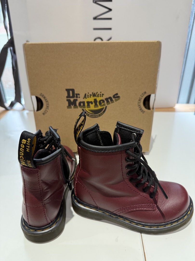 Dr. Martens Cherry Red Leather Boots with Zip (Category: Boots) located in Paranaque City. Submitted by nurseviiij60533 (Listing ID 1461154782, Image 1). Description: Dr. Martens Color: Cherry Red Size: US: 8 / UK:7 / EU:24 / approx. 27.1 cm Like New. In excellent pre-owned condition. Comes with the original Dr.Martens box .
