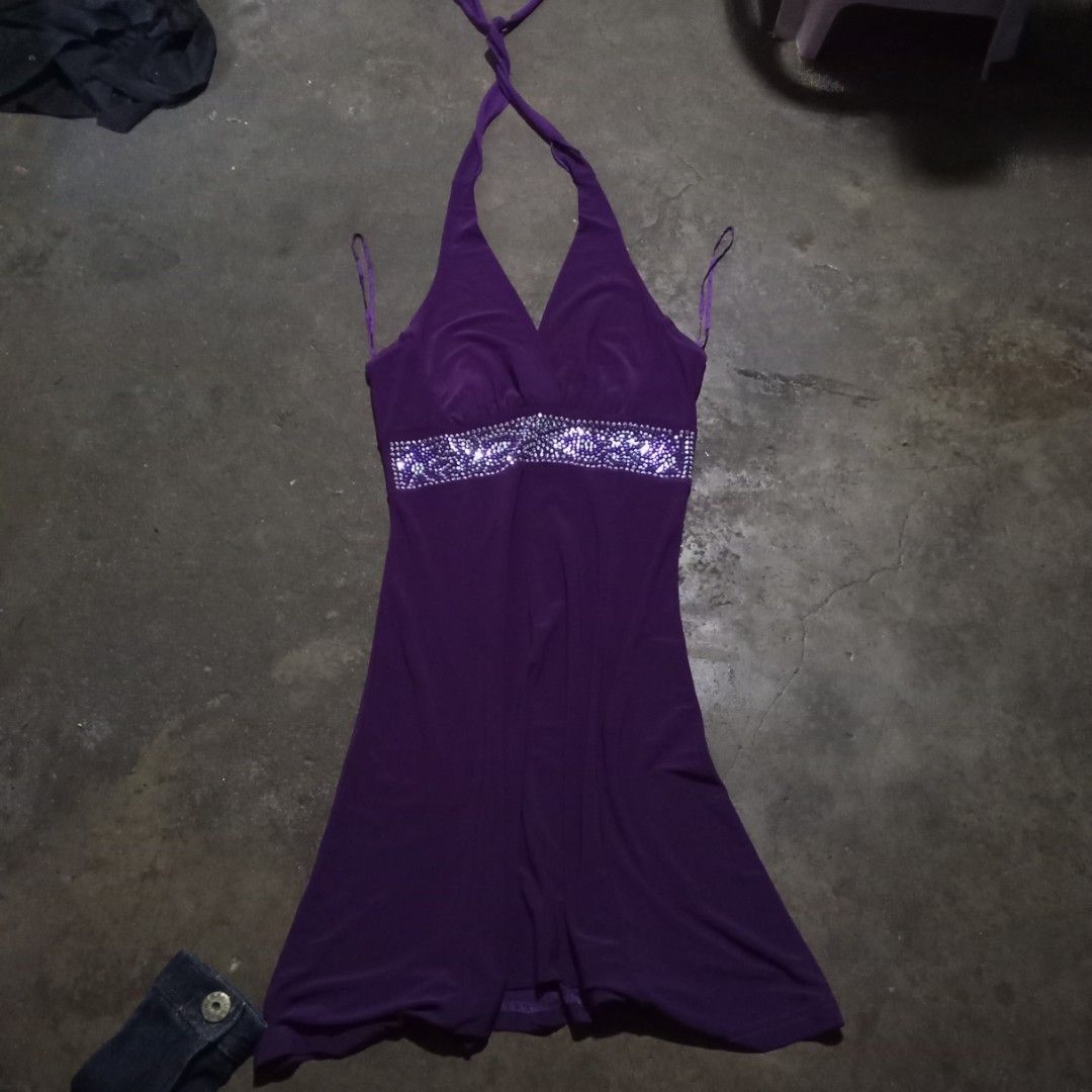 Dress violet (Category: Dresses) located in Manila. Submitted by tcbukay_zxc25 (Listing ID 1461322813, Image 2). Description: good condition.