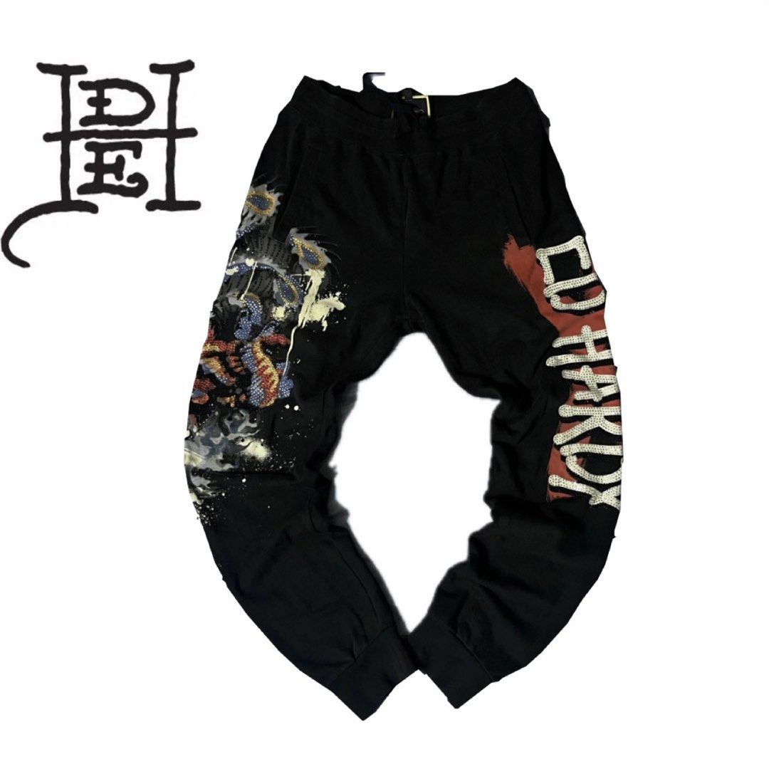 Ed hardy (Category: Joggers) located in Quezon City. Submitted by thriftshop_treasure (Listing ID 1461245543, Image 1). Description: Large 32-38 x 42.