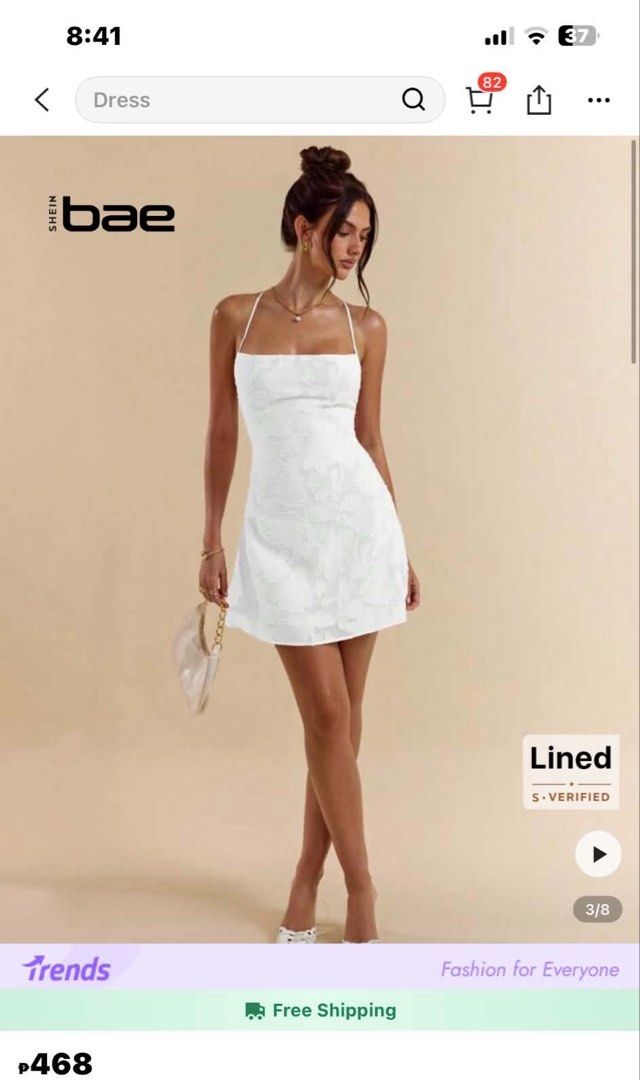 Elegant Backless Dress (Category: Dresses) located in Dasmarinas. Submitted by judaytc (Listing ID 1461120801, Image 1). Description: Pm na lang sa when worn Used once Pinangbirthday ko lang, ang unique nya Super nakakaganda, may pa lace syaaa Im size 26, bust 32, Ganda ng fit Orig price 470.