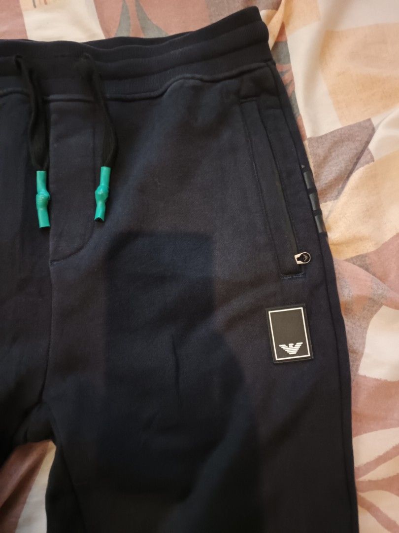 Emporio Armani jogger pants (Category: Activewear) located in Odiongan. Submitted by thriftngo26 (Listing ID 1461229479, Image 2). Description: emporio Armani jogger pants.