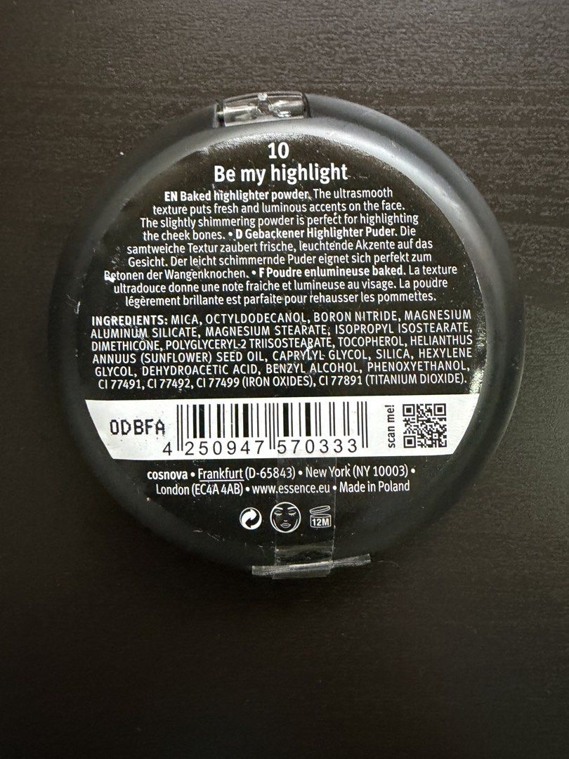 Essence Pure Nude Highlighter (Category: Makeup) located in Binan City. Submitted by lv510 (Listing ID 1461216002, Image 2). Description: New. Still sealed. RFS: need to use my older highlighters .
