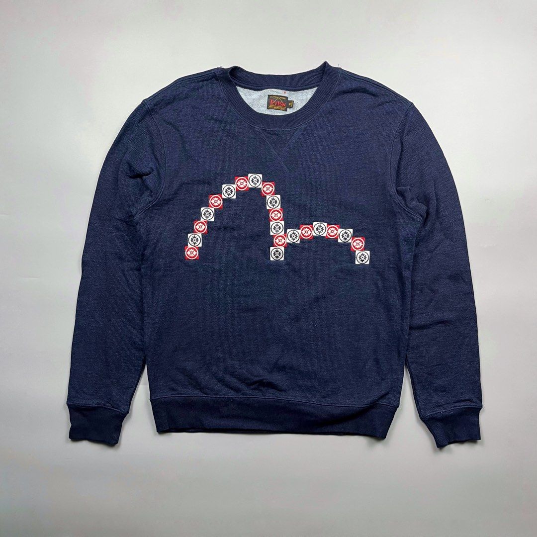 Evisu - Seagull Embroidery logo - Sweatshirt (Category: Coats, Jackets and Outerwear) located in Subic. Submitted by splx.stff (Listing ID 1461143309, Image 1). Description: No Flaw Excellent Condition All details are posted - Width: 21 Length: 26.5 - Feel free to offer Ask before you buy No return No Refund .