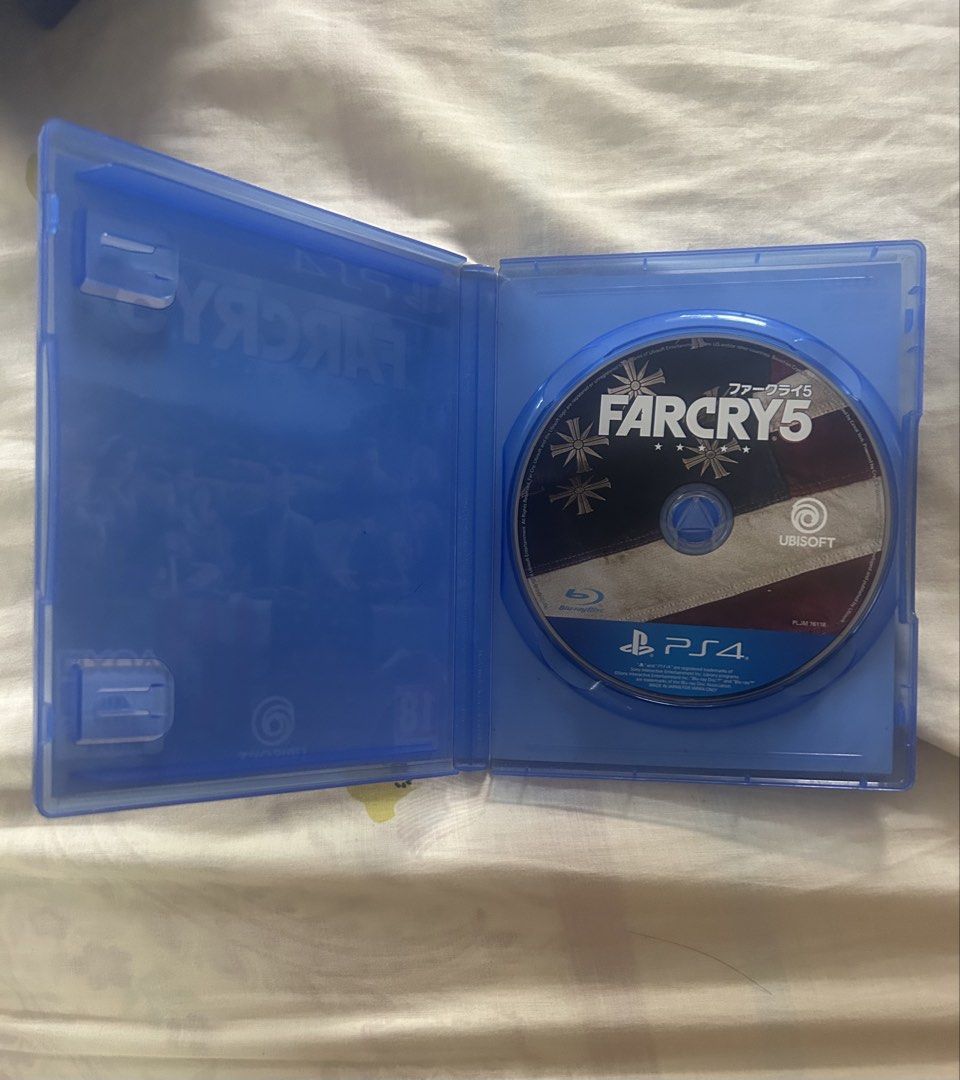 Far Cry 5 PS4 Game (Category: PlayStation) located in Marilao. Submitted by ignacioyur63022 (Listing ID 1461158334, Image 2). Description: - Far Cry 5 for PlayStation 4 - PEGI 18 rated - Includes game disc and original case - Your next adventure awaits!.