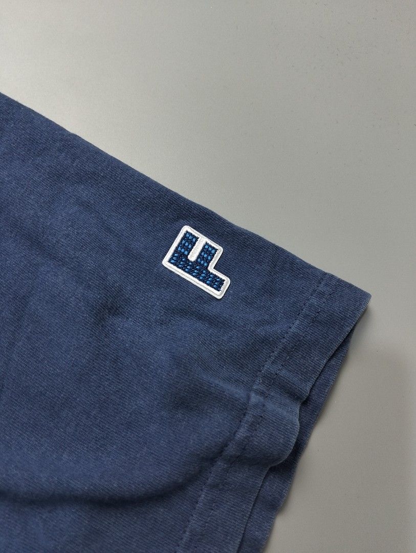 FDMLT shirt (Category: Activewear) located in Bulacan. Submitted by recycloth_ (Listing ID 1461323982, Image 3). Description: FDMLT shirt navy color size on tag 3 Large width: 20.5" length : 29" good cond. 8-10 colorrate no major flaws hmu!.
