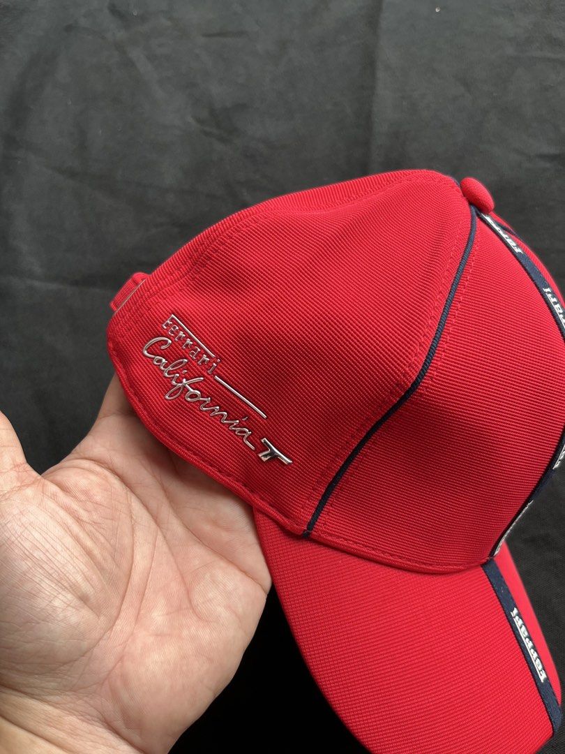 FERRARI CALIFORNIA T HAT (Category: Caps & Hats) located in Quezon City. Submitted by headline. (Listing ID 1461147874, Image 2). Description: FERRARI CALIFORNIA T HAT EXCELLENT CONDITION ADJUSTABLE FOR ONLY:980php +SHIPPING FEE.