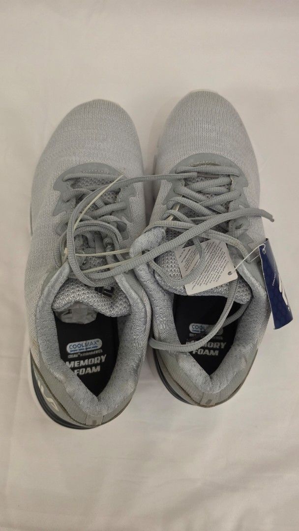 Fila Memory Foam Coolmax Athletic Shoes (Category: Sneakers) located in Mandaluyong City. Submitted by mysharecloset (Listing ID 1461304778, Image 3). Description: - Brand: Fila - Color: Grey - Size: US 10 - Features: Memory Foam, Coolmax Technology - Ideal for: Running, Everyday Wear - Condition: Brand New (Never Worn) - Tags: Still Attached.