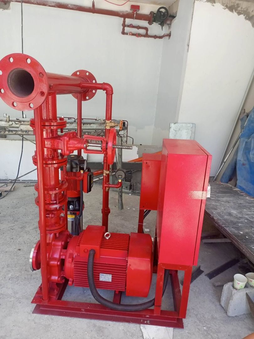 Fire Pump set (Category: Home Improvement Tools & Accessories) located in Manila. Submitted by 09171479278_elsie. (Listing ID 1461126867, Image 2). Description: fire pump.