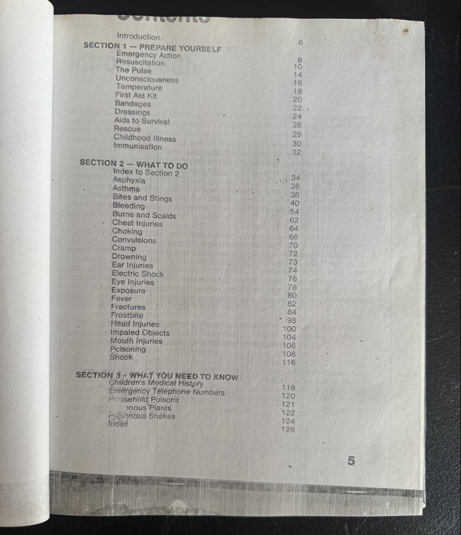 First Aid Fast & Simple Handbook - Dr James Witchalls (Category: Textbooks) located in San Pedro. Submitted by pageturner19 (Listing ID 1461123567, Image 3). Description: Photocopied book; free with any purchase worth 200 pesos - Comprehensive first aid handbook for childhood emergencies. - Covers a wide range of topics from introduction to index. - Includes sections on preparing yourself for emergencies. - Provides guidance on what to do in vari
