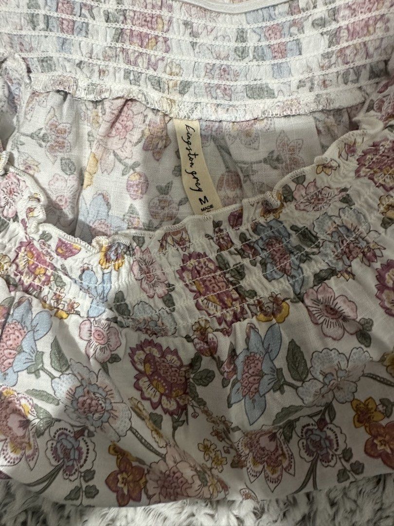 Floral skirt (Category: Skirts) located in Subic. Submitted by ruffa_assorted_item (Listing ID 1461225122, Image 2). Description: - Tiered floral print skirt with hem - Comfortable and breezy design - Ideal for casual outings or beach days.