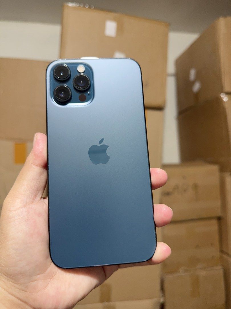 FOR SALE! IPHONE 12 PRO MAX 128 (Category: iPhone 12 Series) located in Manila. Submitted by rarecloud-c994 (Listing ID 1461280768, Image 1). Description: FOR SALE! IPHONE 12 PRO MAX 256GB 🔥 💰 ₱18,500 ONLY! ✨ ALL GOODS! WALANG KA-ISSUE-ISSUE! ✨ ✅ Face ID working ✅ True Tone working ✅ Battery Health 100% 🔋 ✅ SIM / WiFi working ✅ No history of repair ✅ All parts are original ✅ 128GB Storage 📌 SURE BUYERS ONLY!.