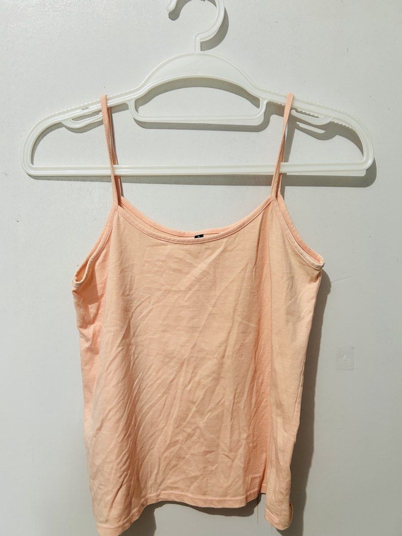 Forme Peach Lace Overlay Top with Camisole (Category: Sleeveless) located in Palo. Submitted by kaleidoscope_676 (Listing ID 1461125821, Image 3). Description: - Peach lace overlay top by Forme - Short sleeves - Round neckline with back keyhole detail - Comes with a matching peach camisole - Proudly made in the Philippines - Versatile for dressing up or down.