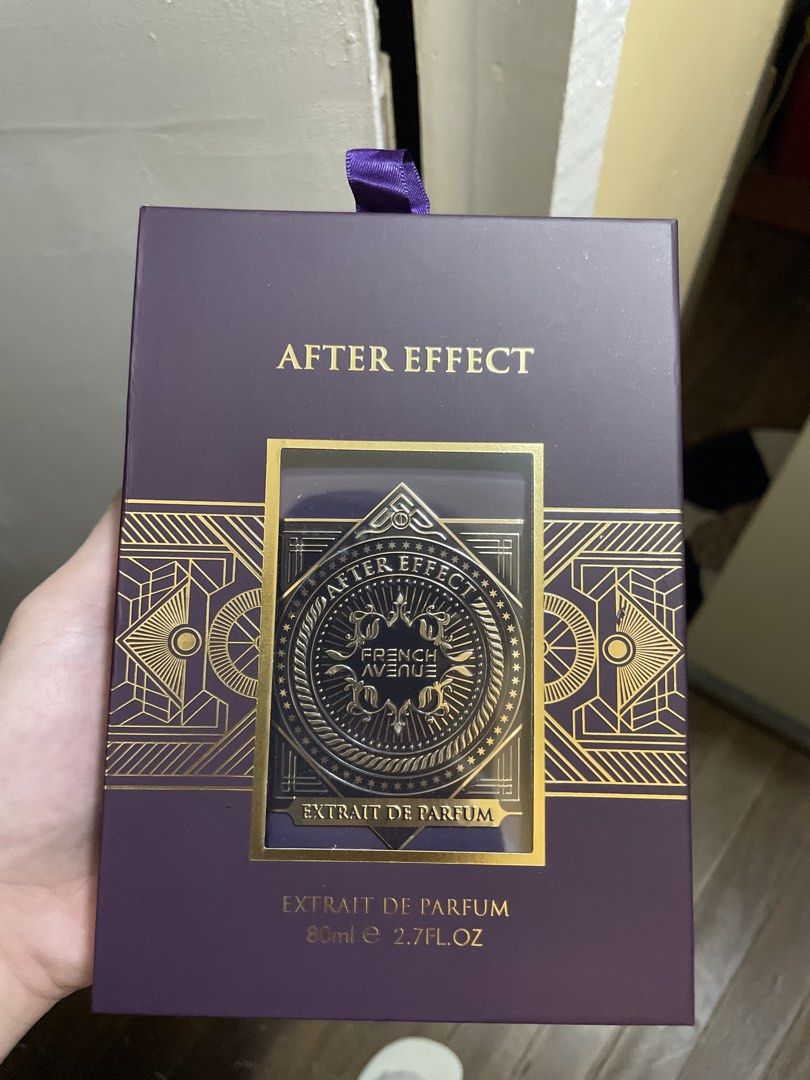 French Avenue After Effect Extrait de Parfum 80ml (Category: Fragrance & Deodorants) located in Manila. Submitted by stuivkc (Listing ID 1461267634, Image 1). Description: - French Avenue After Effect - Extrait de Parfum - 80ml size - Made in U.A.E. -kakabili lang super bago pa 2 sprays lang -CAN DELIVER .