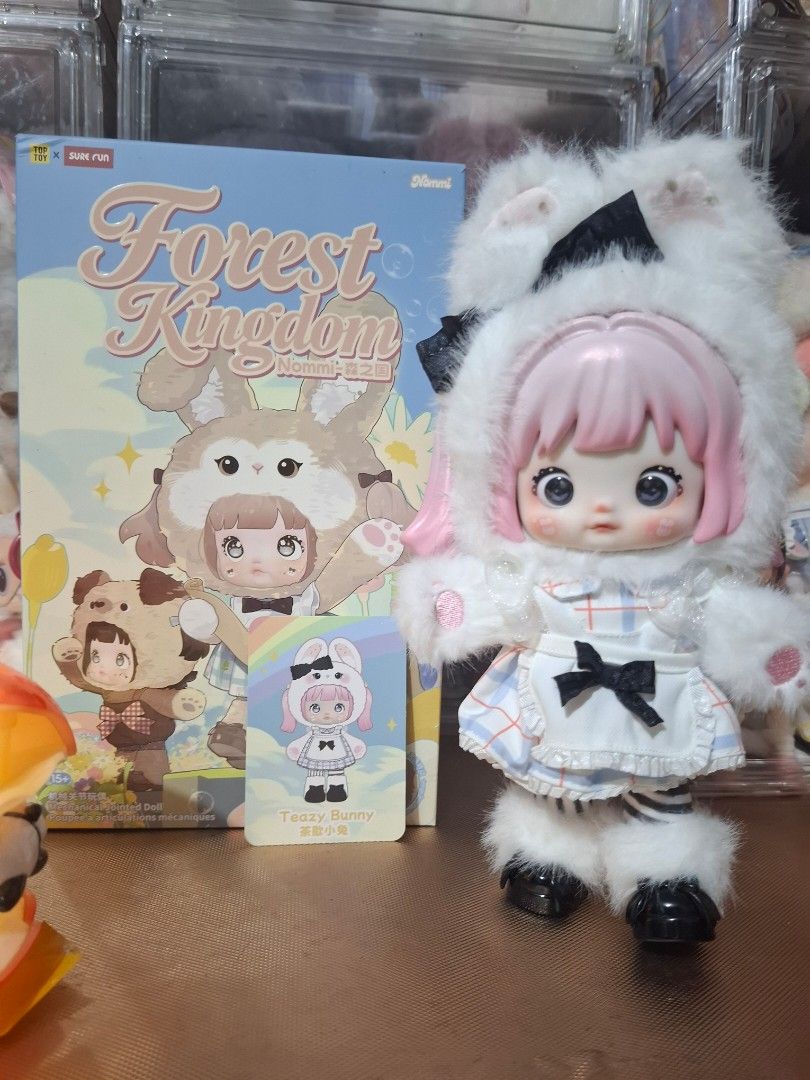 FS: NOMMI FOREST KINGDOM SECRET 5k complete (Category: Designer & Blind Box Toys) located in Quezon City. Submitted by mamijeen (Listing ID 1461279133, Image 2). Description: FS: NOMMI FOREST KINGDOM SECRET 5K 💕/Open foil/ Never been used 💕Prices are indicate of each photos 💕MOD: JNT or LALAMOVE 💕MOP: Gcash // BPI // MARIBANK 📍COMMONWEALTH QC .