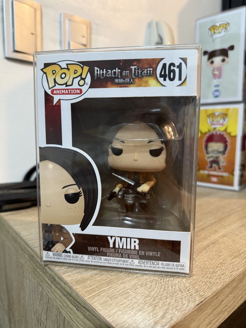 Funko Pop Attack on Titan Ymir #461 (Category: Figurines & Statues) located in Manila. Submitted by kdollie (Listing ID 1461248549, Image 1). Description: - in good condition - box protector included rfs: decluttering.