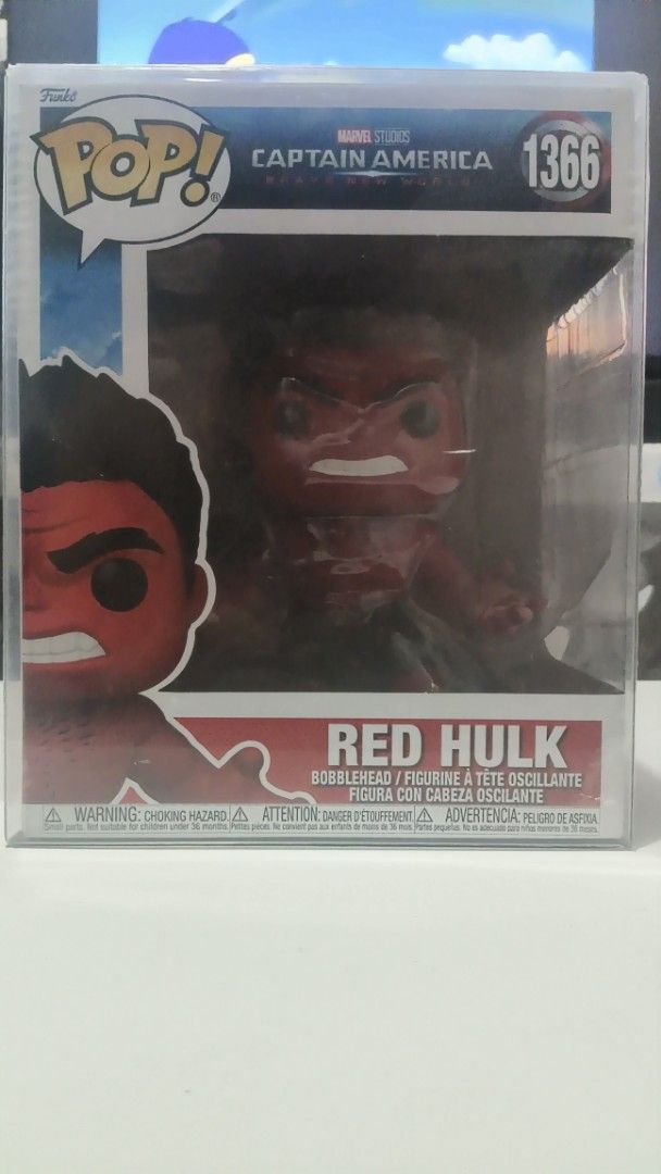 Funko Pop Marvel Captain America Red Hulk 1366 (Category: Figurines & Statues) located in Manila. Submitted by rjoseff.cloud (Listing ID 1461299141, Image 1). Description: - Funko Pop! Figure: Red Hulk - Marvel's Captain America: Brave New World Series - Model Number: 1366 - Condition: Brand New in Original Box - Ideal for Marvel collectors - Check out other figures in the series!.