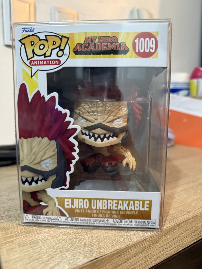 Funko Pop My Hero Academia Ejiro Unbreakable #1009 (Category: Designer & Blind Box Toys) located in Manila. Submitted by kdollie (Listing ID 1461251666, Image 1). Description: - in good condition - box protector included rfs: decluttering.