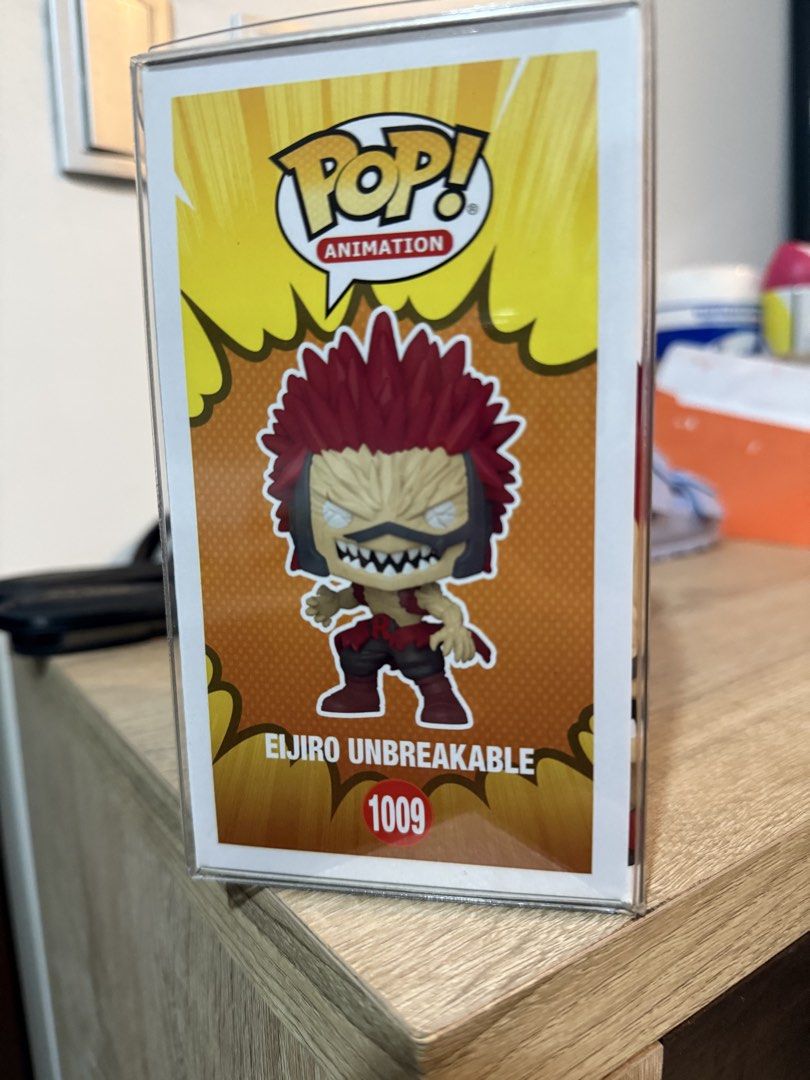 Funko Pop My Hero Academia Ejiro Unbreakable #1009 (Category: Designer & Blind Box Toys) located in Manila. Submitted by kdollie (Listing ID 1461251666, Image 2). Description: - in good condition - box protector included rfs: decluttering.
