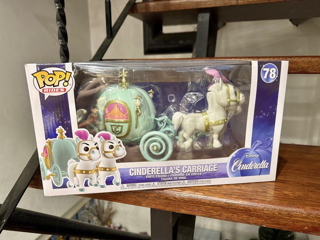 Funko Pop Ride Disney Cinderella Carriage (Category: Designer & Blind Box Toys) located in Manila. Submitted by blueseamarketing (Listing ID 1461267353, Image 1). Description: New.