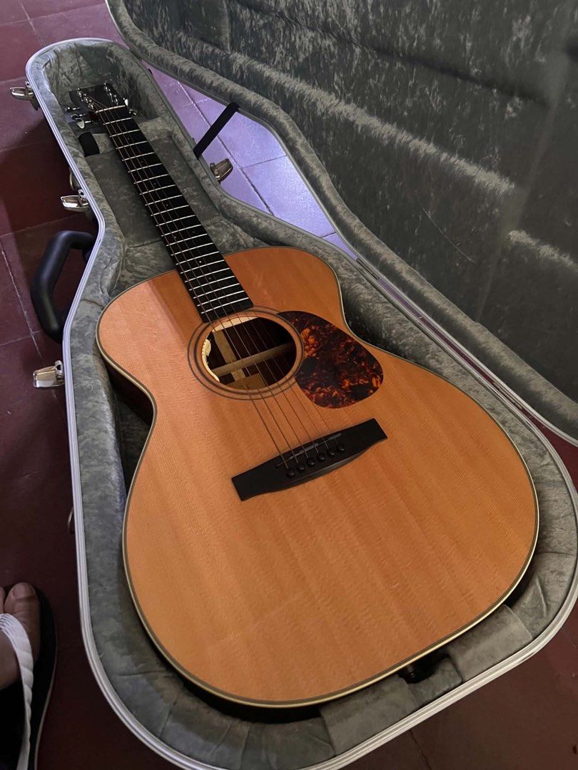 Furch Vintage OM-1 (Category: Musical Instruments) located in Mandaluyong City. Submitted by kopitiandbiscuits (Listing ID 1461260542, Image 1). Description: Furch Vintage OM-1 Natural All Solid LR Baggs Anthem Pickup Hiscox Hardcase 150k (nego).