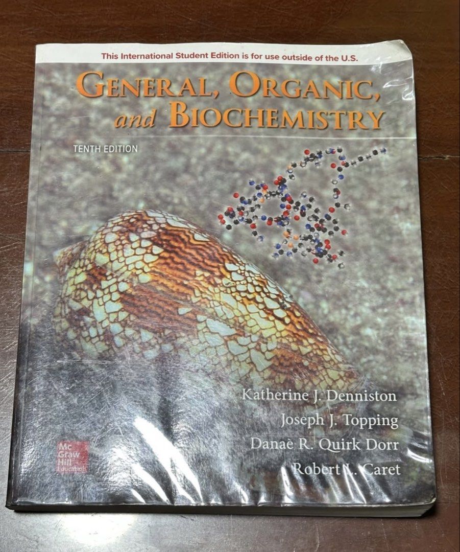 General, Organic, and Biochemistry 10th Edition Textbook (Category: Textbooks) located in Manila. Submitted by marielleee1 (Listing ID 1461154757, Image 1). Description: - General, Organic, and Biochemistry Textbook - Tenth Edition - International Student Edition LOCATION: South Caloocan City.