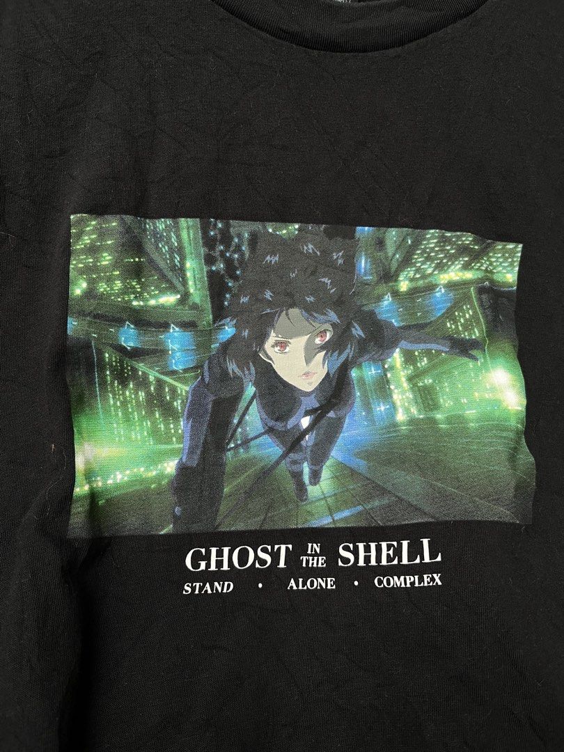 GHOST IN A SHELL ANIME (Category: Tshirts & Polo Shirts ) located in Legazpi City. Submitted by shop.grail.ph (Listing ID 1461163409, Image 2). Description: Unisex Small on tag L26 W19.5 Excellent.