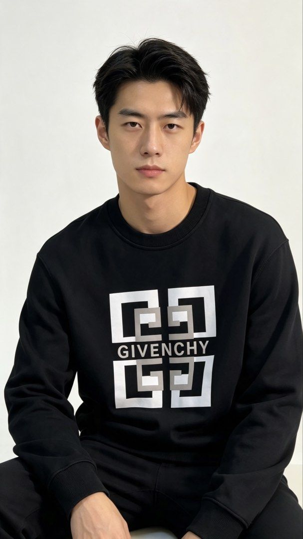 Givenchy Black Logo Sweatshirt (Category: Coats, Jackets and Outerwear) located in Paranaque City. Submitted by mykapoynton (Listing ID 1461177306, Image 1). Description: Givenchy Black Logo Sweatshirt - Iconic Givenchy logo on front - Crew neck, long sleeves - Made from comfortable material - Ideal for casual wear - Easily pairs with jeans or joggers - A classic Givenchy piece.