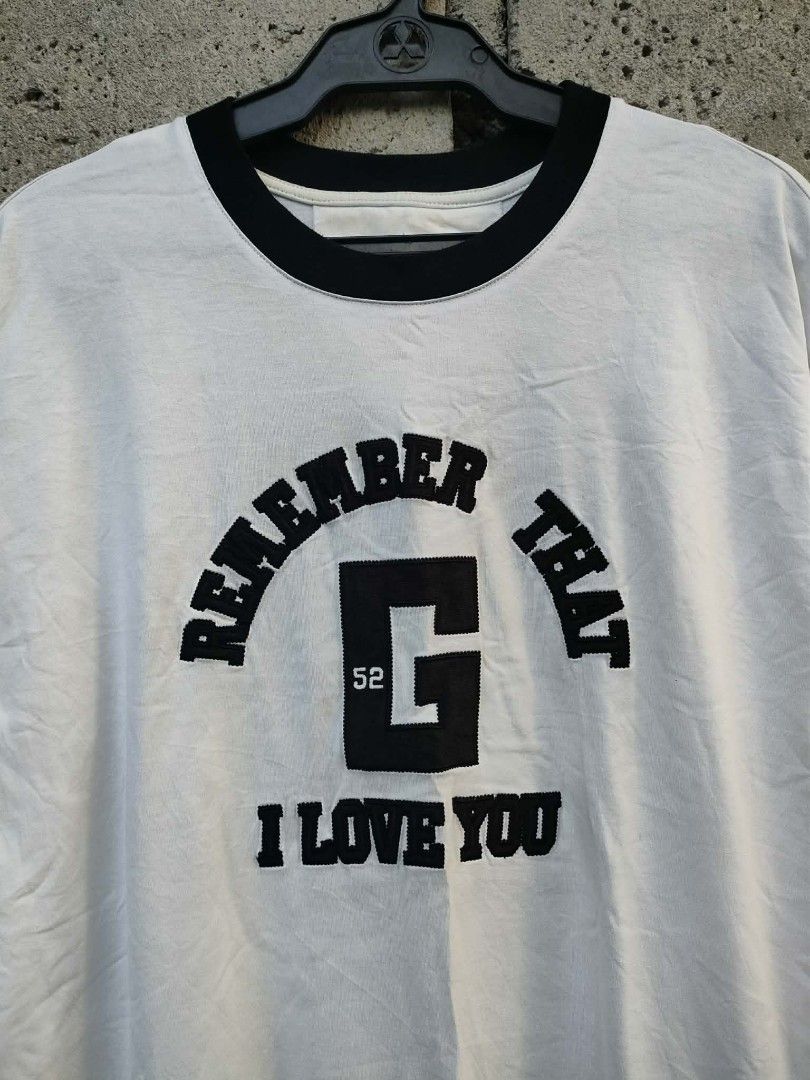 Givenchy Remember That I Love You Ringer Shirt (Category: Tshirts & Polo Shirts ) located in Angeles City. Submitted by josefernandez (Listing ID 1461229422, Image 3). Description: Givenchy Remember That I Love You Ringer Shirt Color May Vary Due To Lighting Size L on Tag Missing Neck Tag Mode of Payment: Gcash Jnt Courier Dm For More Info 📥📥📥.