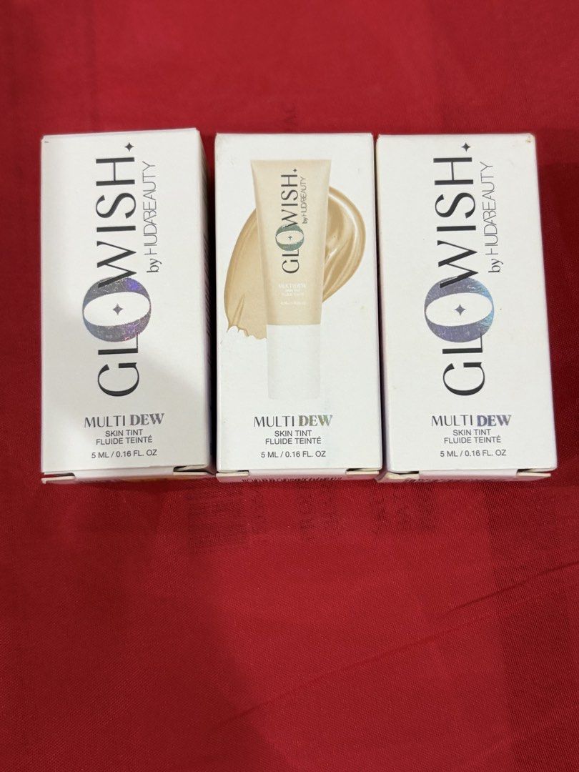 GLOWISH HUDA MULTIDEW SKINTINT (Category: Makeup) located in San Juan City. Submitted by cashfrancefashioncosmetics_ph (Listing ID 1461244849, Image 1). Description: GLOWISH HUDA MULTIDEW SKINTINT Shade 02LIGHT 02 FAIR LIGHT 05MEDUIM .