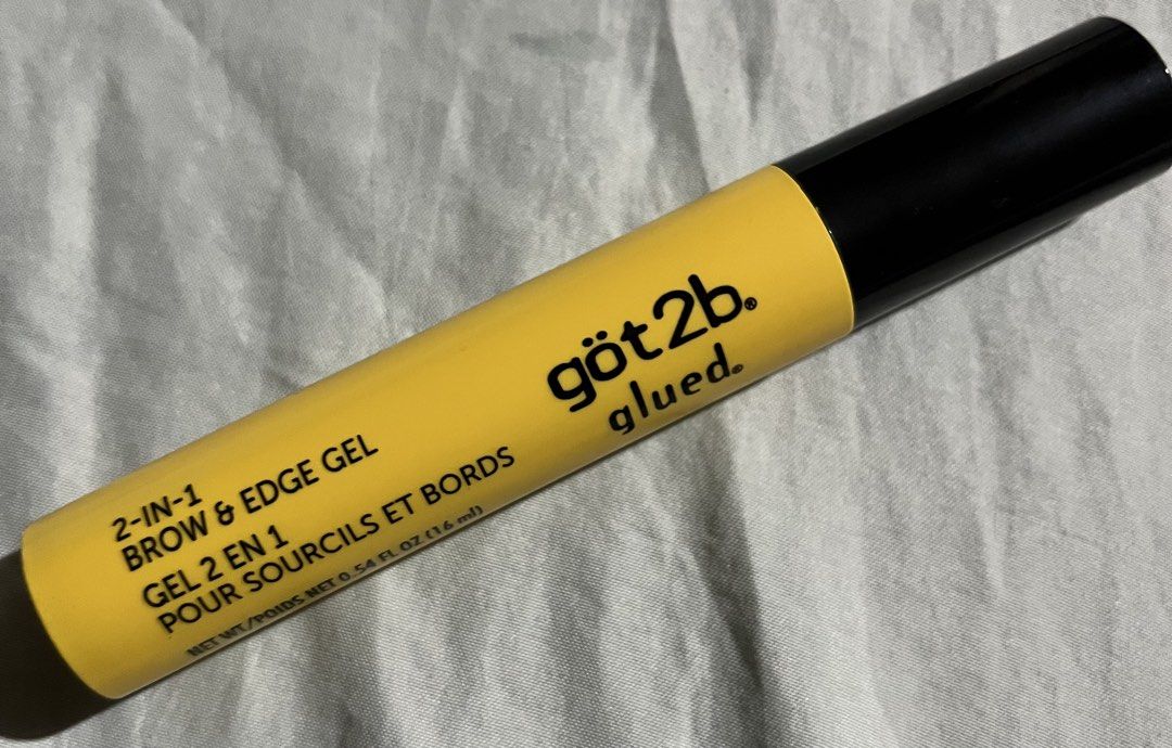 got2b glued 2-in-1 Brow & Edge Gel (Category: Makeup) located in Davao. Submitted by achiii_16 (Listing ID 1461254384, Image 2). Description: - Got2b Glued 2-in-1 Brow & Edge Gel - Holds brows and edges firmly in place - Easy to use for quick styling - Perfect for achieving your desired look - Net Wt/Poids Net: 0.54 fl oz (16 ml) *no box included *used once to test product #browgel #got2bglued.