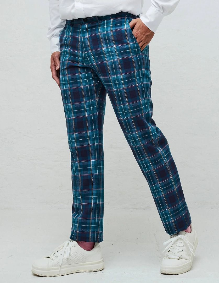 Gresham Blake - Brighton And Hove Tartan Trouser (Category: Trousers) located in Taytay. Submitted by fromdoolig (Listing ID 1461279807, Image 1). Description: Gresham Blake - Brighton And Hove Tartan Trouser Like New Condition Issue: None Size Tag: 38R Actual Dimensions: W34-38 x L43 Material & Care: 45% Wool 55% Polyester | Dry Clean Only Price: 3,780+sf Mode of Payment: Gcash only [Payment First] Courier Service: JNT or Lalamove [No Cop/d] Lal